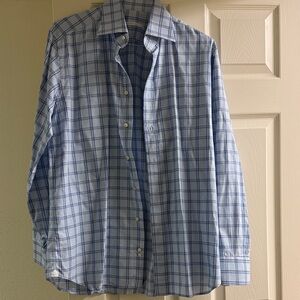 Blue Checkered Men's Shirt